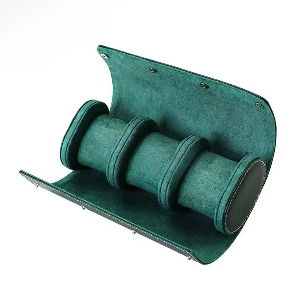 Premium Watch Travel Case Set - Green - TWTwatches