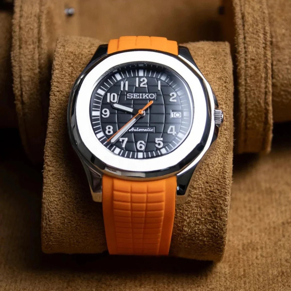 Seiko Mod Aquanaut | Orange - TWTwatches