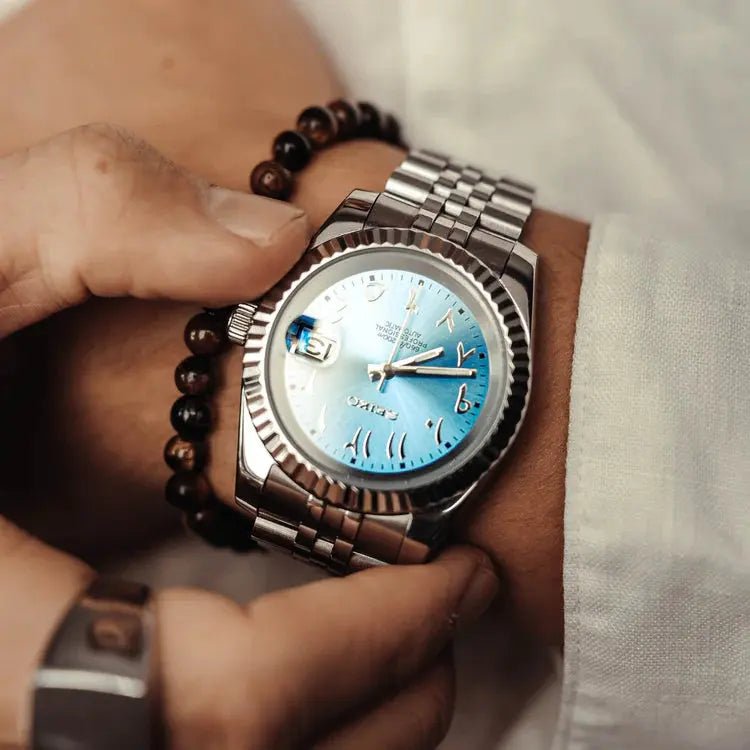 Seiko Mod Datejust Arabic | Tiffany - TWTwatches