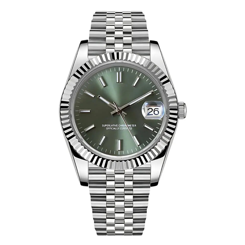 Seiko Mod Datejust | Olive Green - TWTwatches