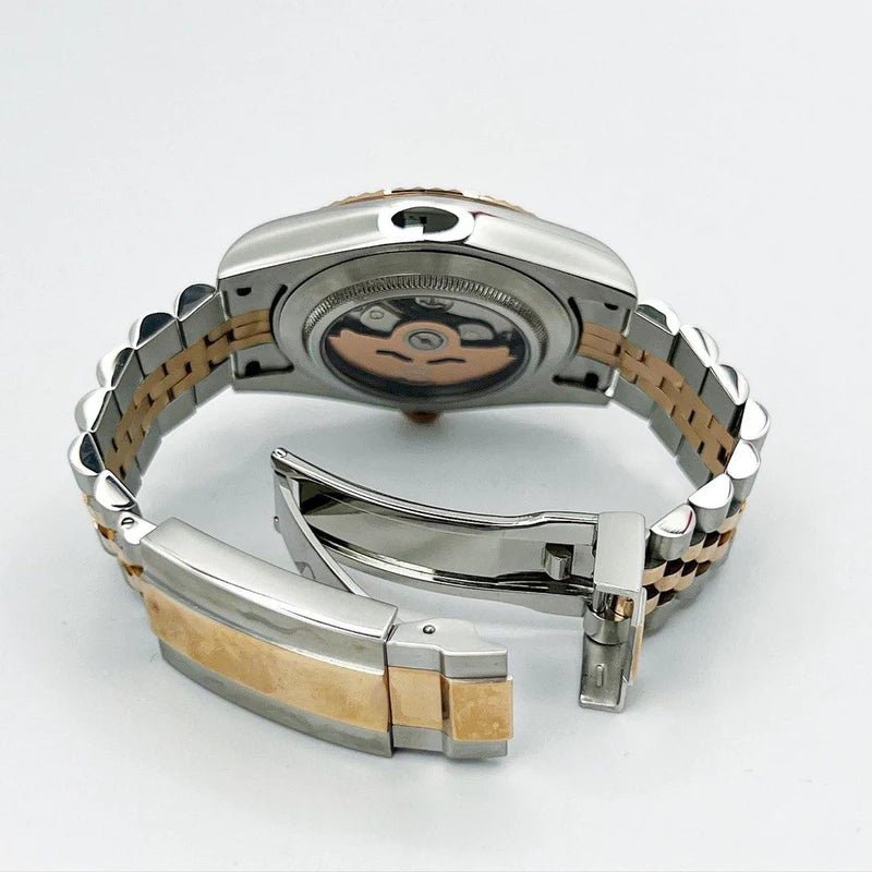 Seiko Mod Datejust Rose Gold | Twotone - TWTwatches