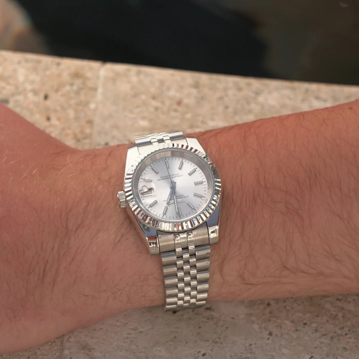 Seiko Mod Datejust | White - TWTwatches