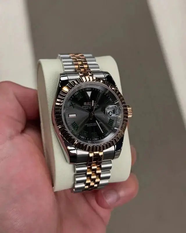 Seiko Mod Datejust | Wimbledon | Rose - TWTwatches