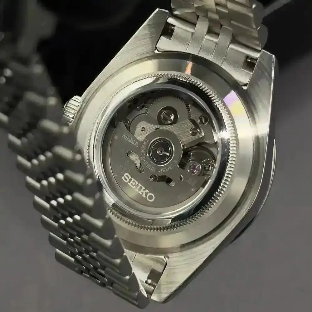 Seiko Mod Datejust | Wimbledon | Rose - TWTwatches