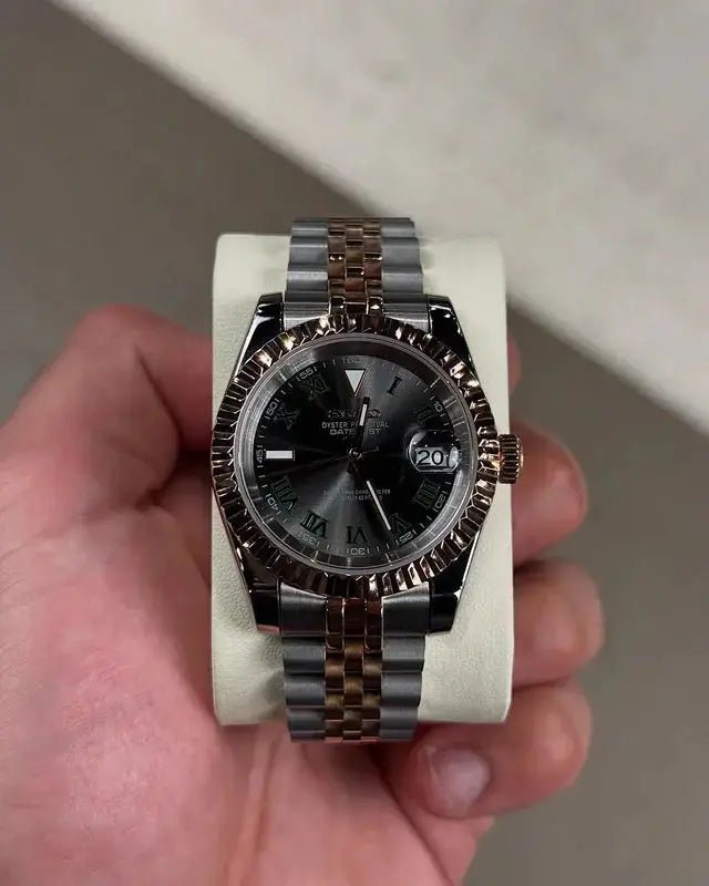 Seiko Mod Datejust | Wimbledon | Rose - TWTwatches
