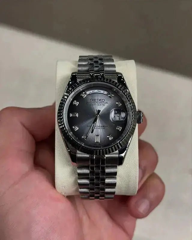 Seiko Mod Day Date Arabic | Glaze - TWTwatches