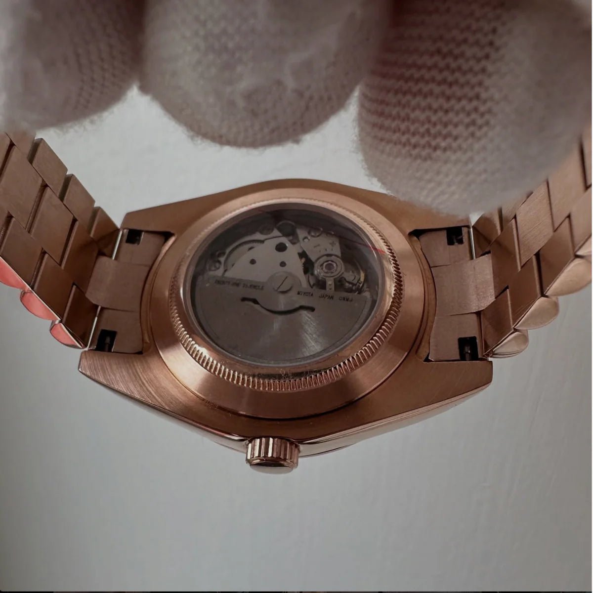 Seiko Mod Day Date Roman | Chocolate - TWTwatches