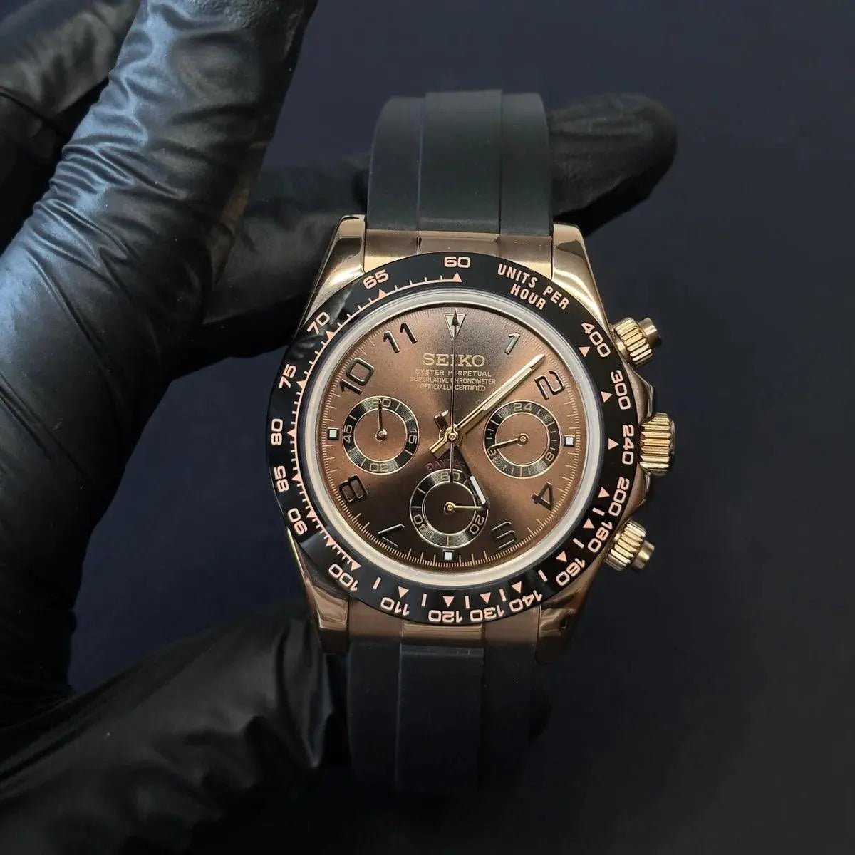 Seiko Mod Daytona | Everose - TWTwatches