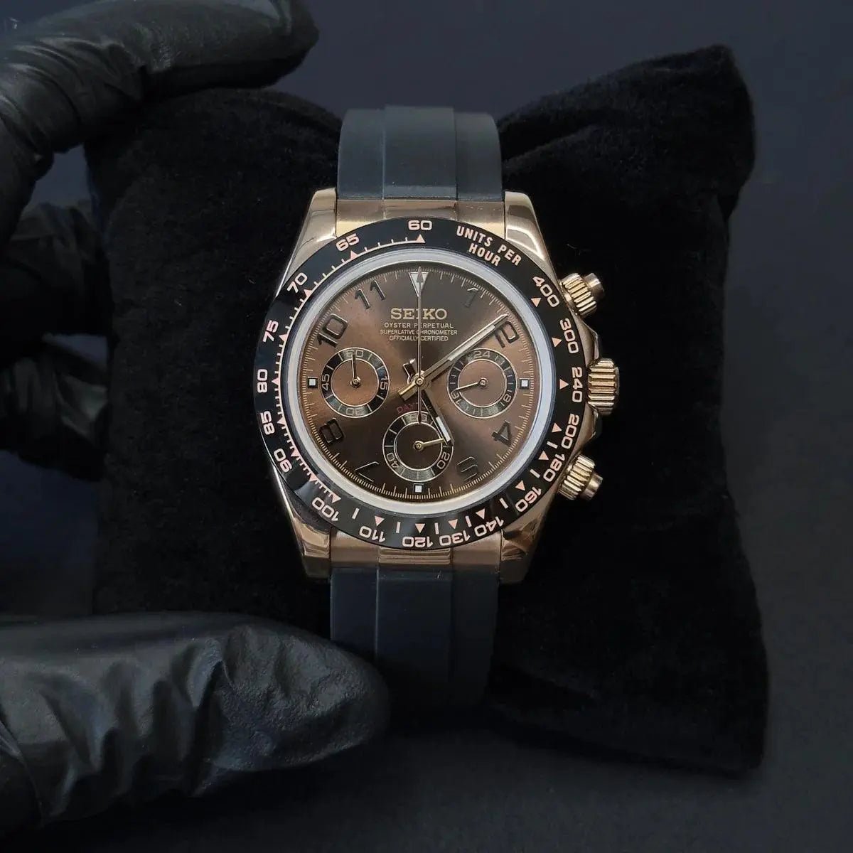 Seiko Mod Daytona | Everose - TWTwatches
