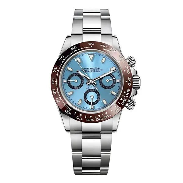 Seiko Mod Daytona | Platinum - TWTwatches
