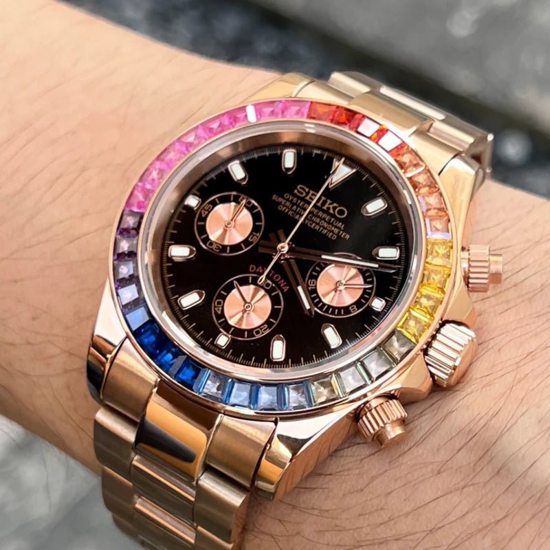 Seiko Mod Daytona | Rainbow - TWTwatches