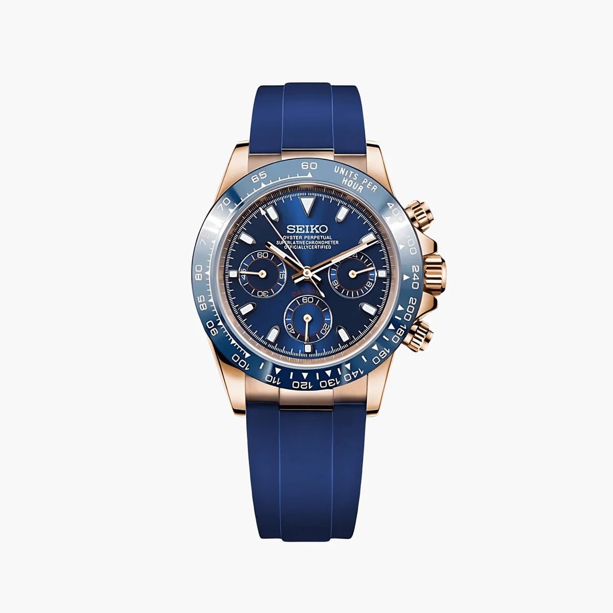 Seiko Mod Daytona | Royal Blue - TWTwatches