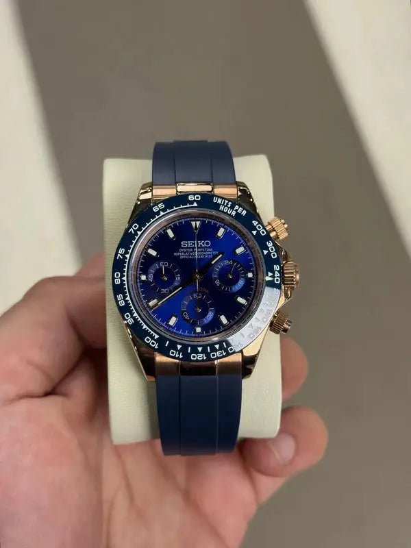 Seiko Mod Daytona | Royal Blue - TWTwatches