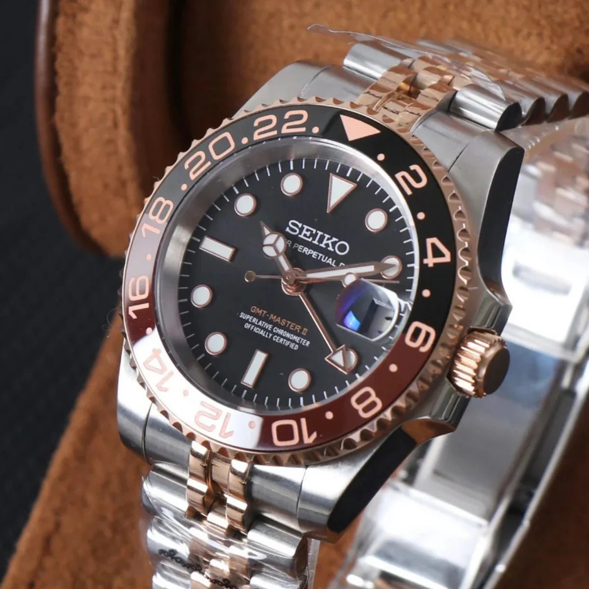 Seiko Mod GMT | Rootbeer - TWTwatches