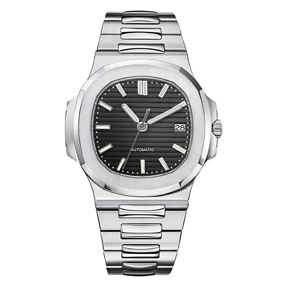 Seiko Mod Nautilus | Black - TWTwatches