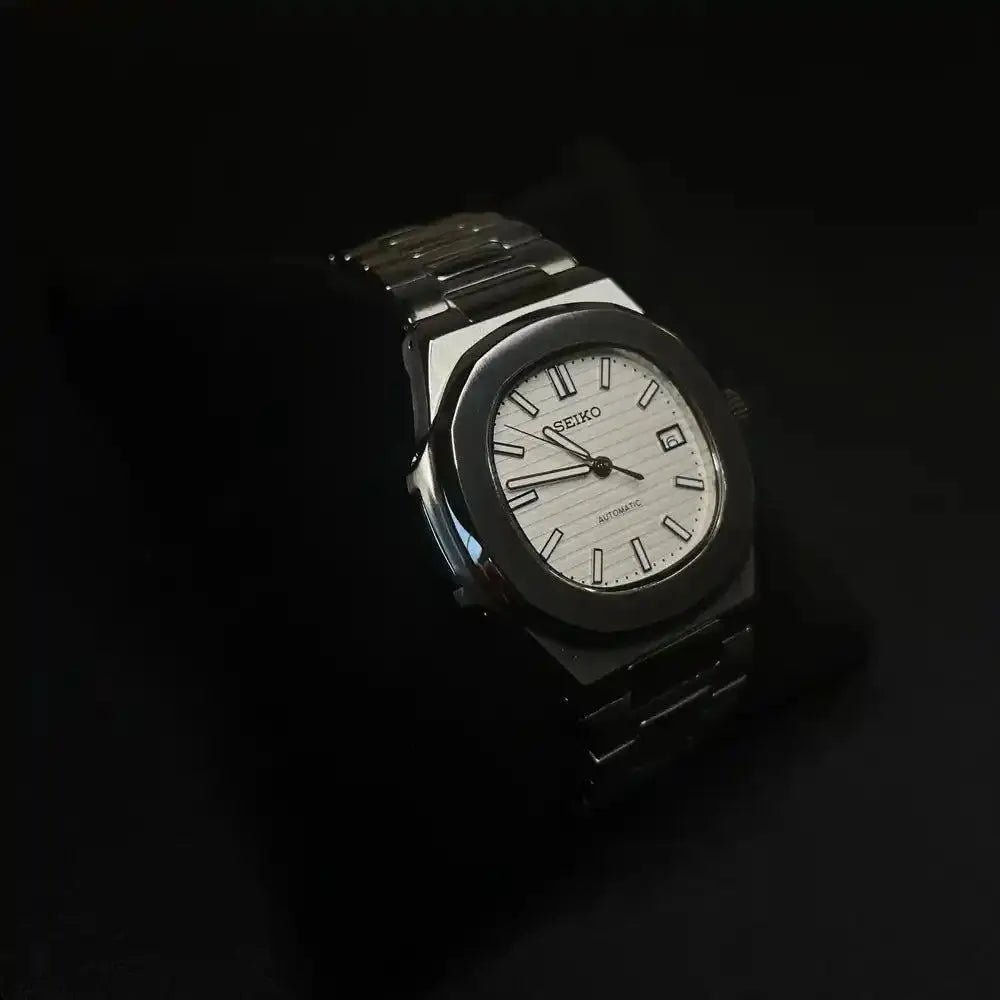 Seiko Mod Nautilus | White - TWTwatches