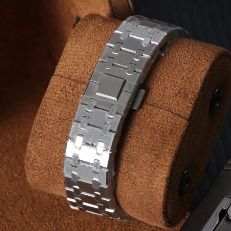 Seiko Mod Royal Oak Chrono | Black - TWTwatches