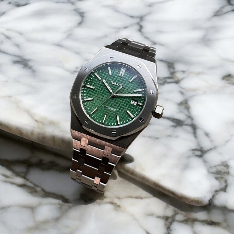 Seiko Mod Royal Oak | Green - TWTwatches