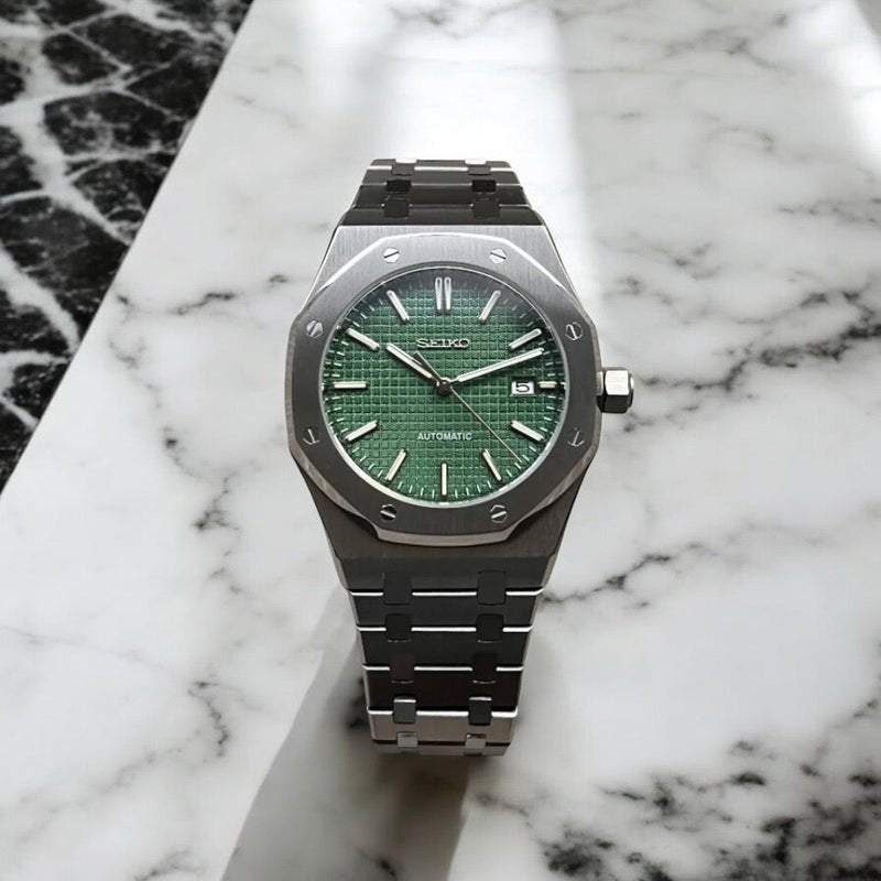 Seiko Mod Royal Oak | Green - TWTwatches