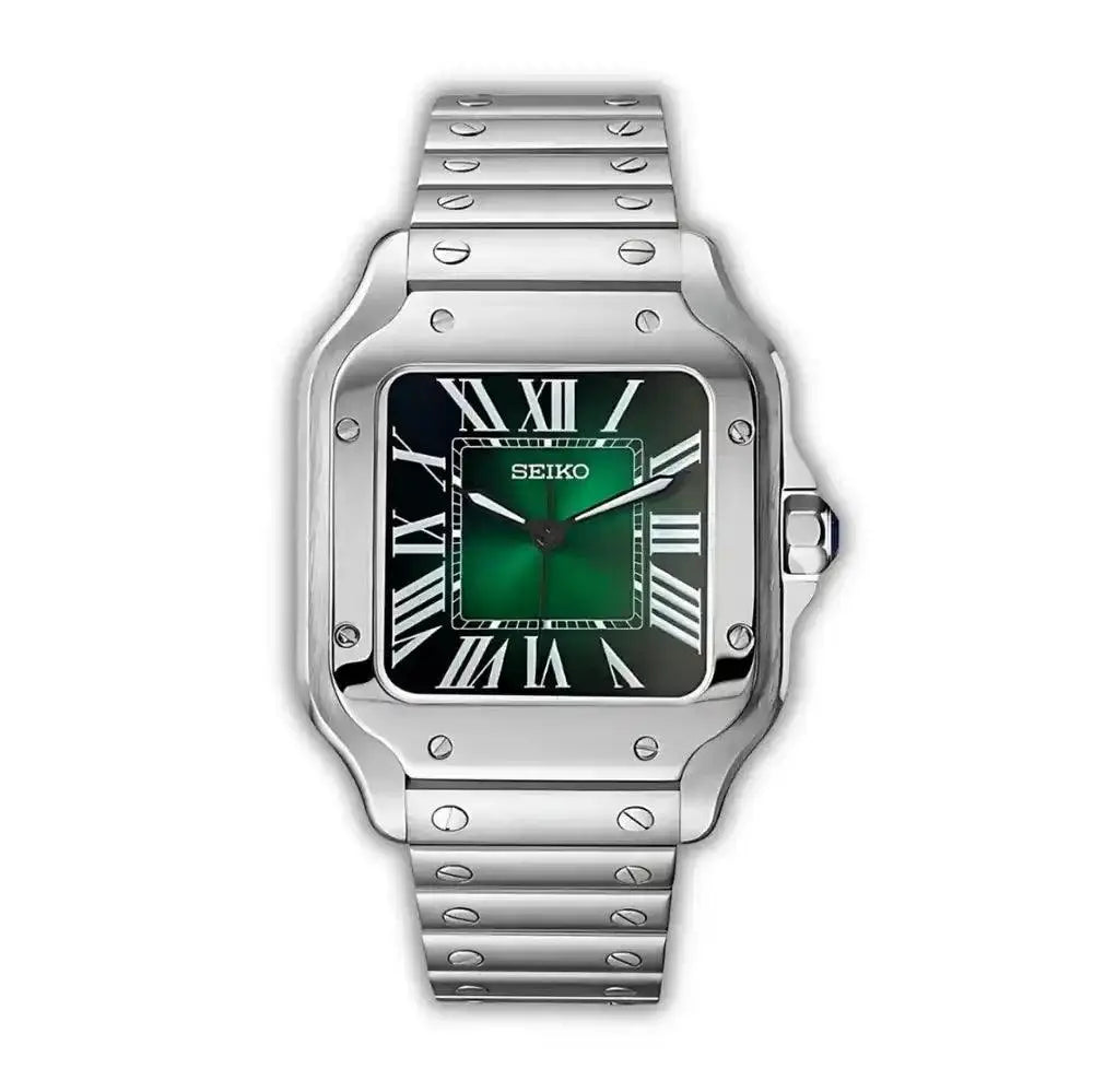 Seiko Mod Santos | Green - TWTwatches