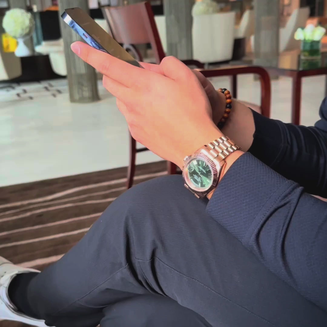 Video laden: Seiko Mod Day Date Olive | Rose Gold