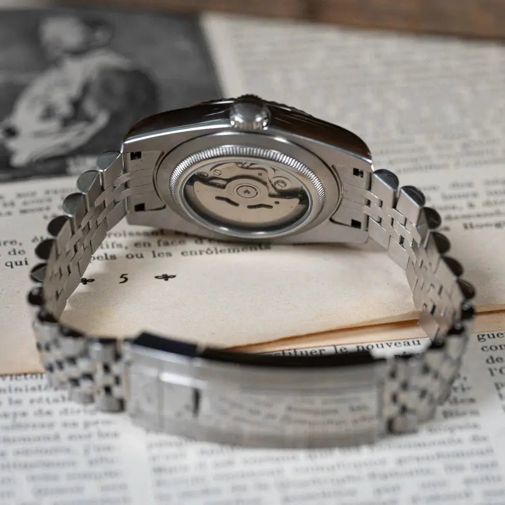 Seiko Mod Datejust Arabic | Blue - TWTwatches