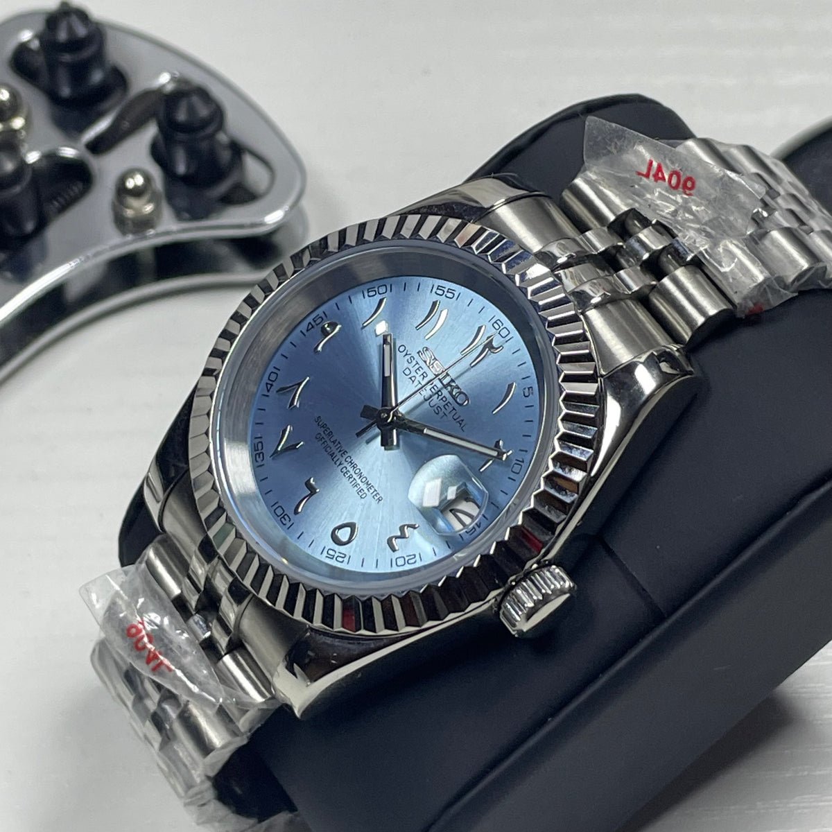 Seiko Mod Datejust Arabic | Tiffany - TWTwatches