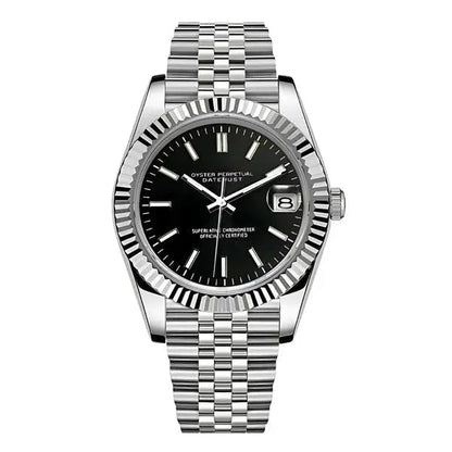 Seiko Mod Datejust | Classic Black - TWTwatches
