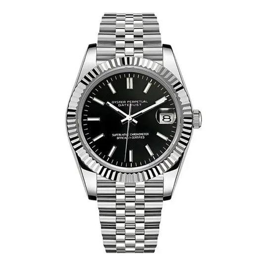 Seiko Mod Datejust | Classic Black - TWTwatches