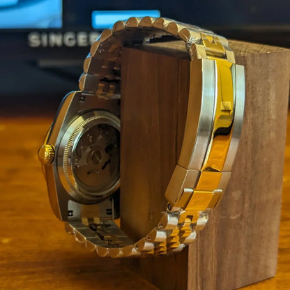 Seiko Mod Datejust Diamond | Gold - TWTwatches