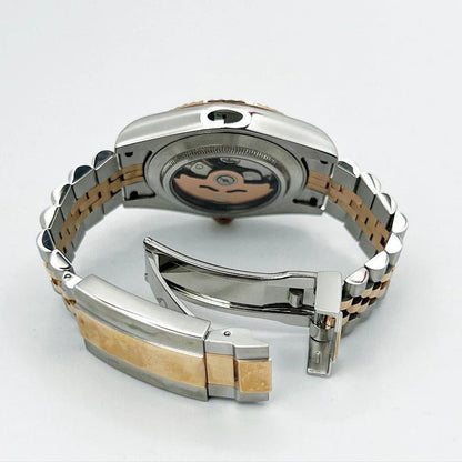 Seiko Mod Datejust Rose Gold | Twotone - TWTwatches