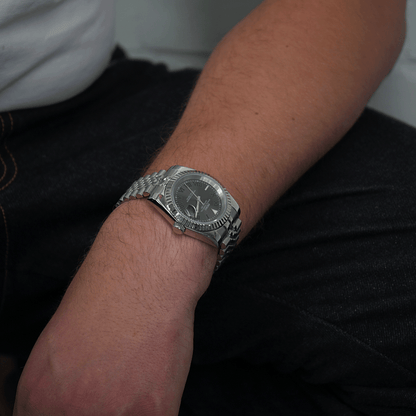 Seiko Mod Datejust | Wimbledon | Silver - TWTwatches