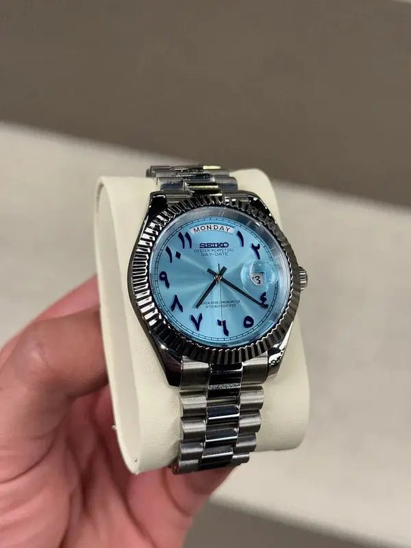 Seiko Mod Day Date Arabic | Tiffany - TWTwatches