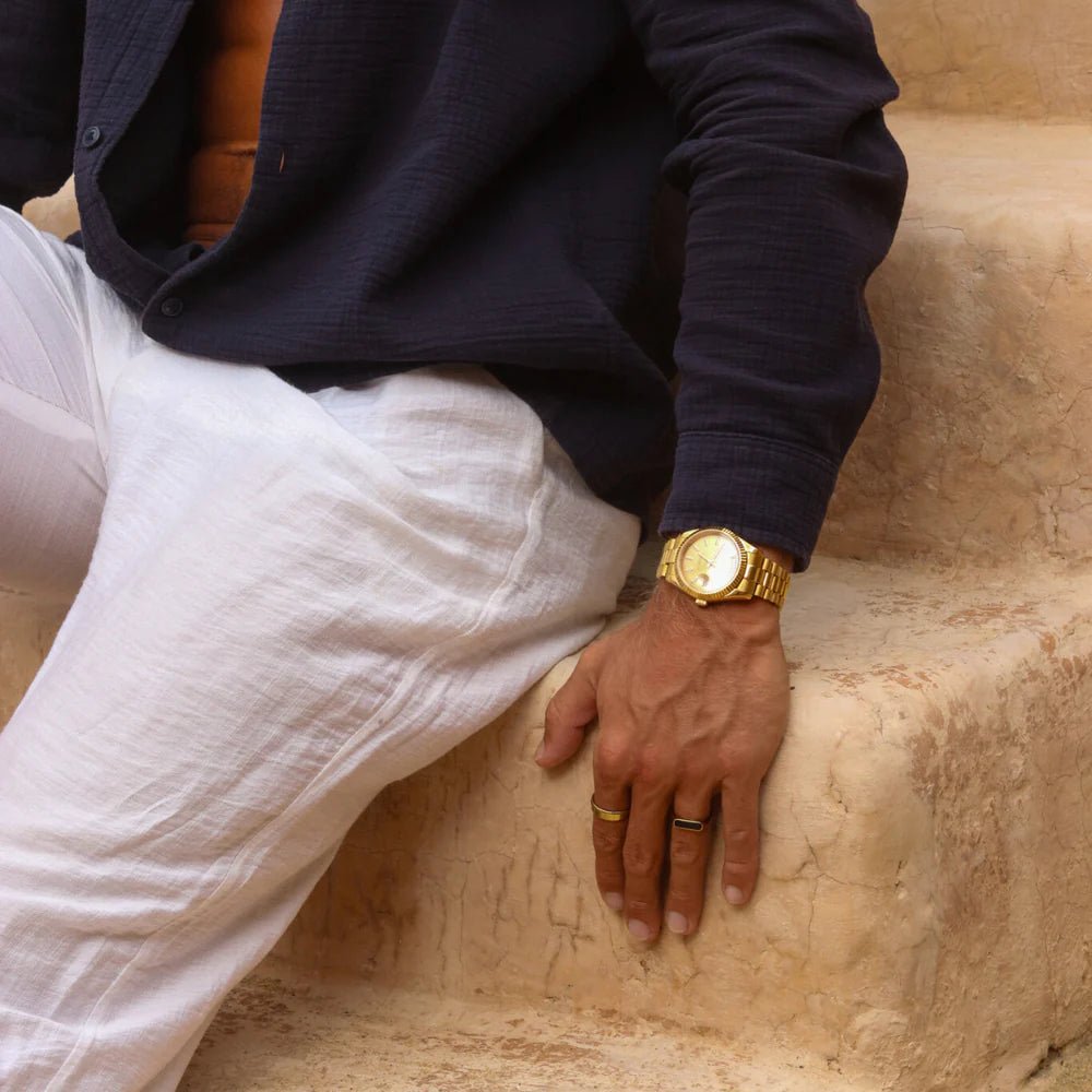 Seiko Mod Day Date | Gold - TWTwatches