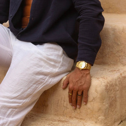 Seiko Mod Day Date | Gold - TWTwatches