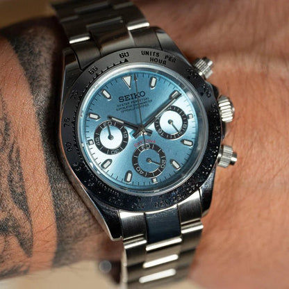 Seiko Mod Daytona | Blue - TWTwatches