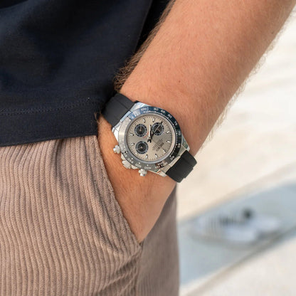 Seiko Mod Daytona Champagne | Rubber - TWTwatches