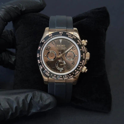 Seiko Mod Daytona | Everose - TWTwatches