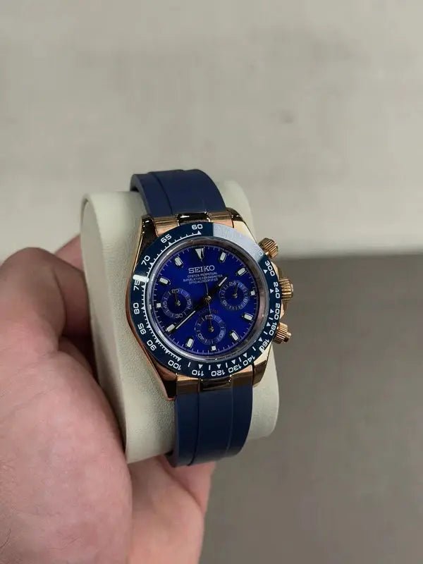 Seiko Mod Daytona | Royal Blue - TWTwatches
