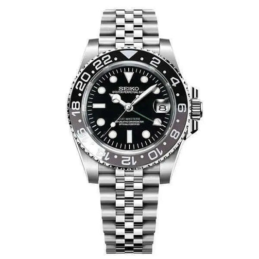 Seiko Mod GMT | Bruce Wayne - TWTwatches