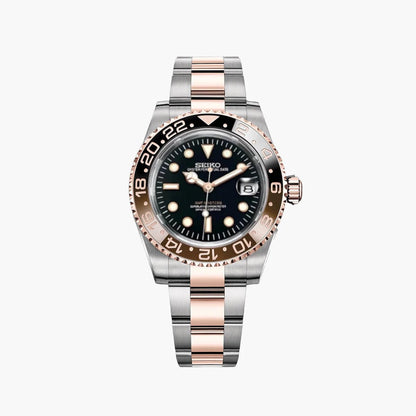 Seiko Mod GMT Rootbeer | Oyster - TWTwatches