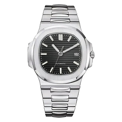 Seiko Mod Nautilus | Black - TWTwatches
