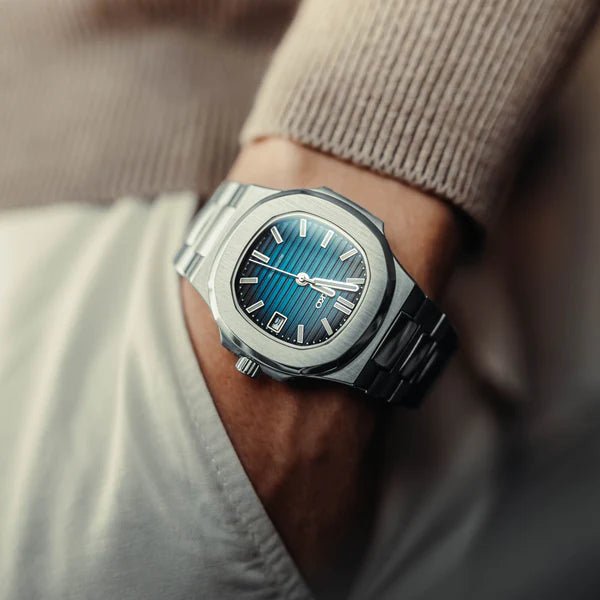 Seiko Mod Nautilus | Blue - TWTwatches