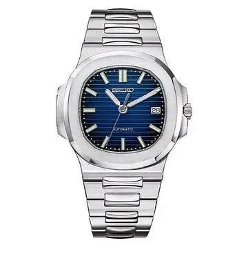 Seiko Mod Nautilus | Blue - TWTwatches