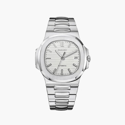 Seiko Mod Nautilus | White - TWTwatches