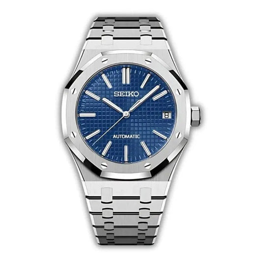 Seiko Mod Royal Oak | Blue - TWTwatches
