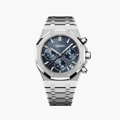 Seiko Mod Royal Oak Chrono | Blue - TWTwatches