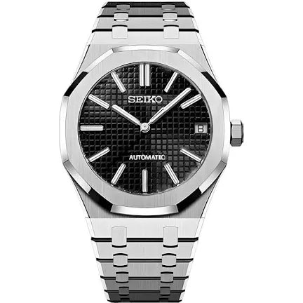 Seiko Mod Royal Oak Classic | Black - TWTwatches