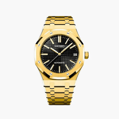 Seiko Mod Royal Oak | Gold - TWTwatches