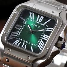 Seiko Mod Santos | Green - TWTwatches